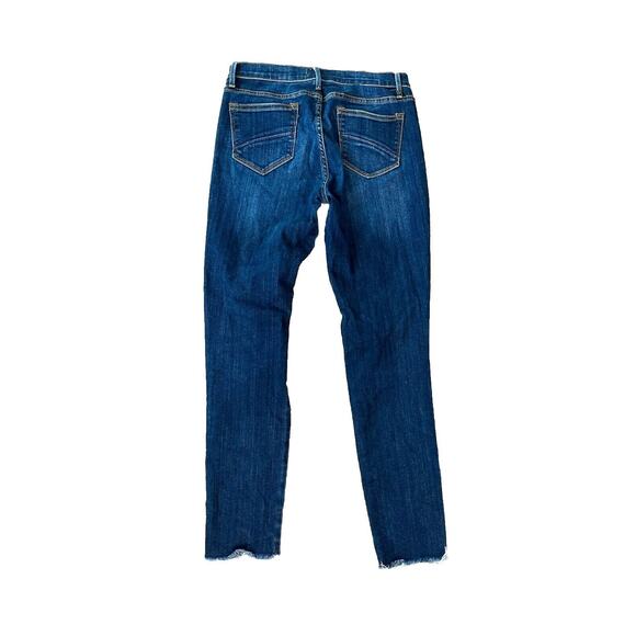 Driftwood Classic Fit Jackie Floral Embroidery Distressed Women's Jeans Size 28 - Picture 2 of 5